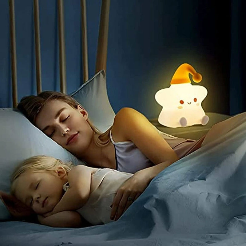 Luminária Touch Estrela LED RGB KR107