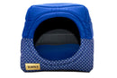 Cama Iglu e Toca Para Cachorro Luppet Luxo Azul Poa b2w Tamanho:M